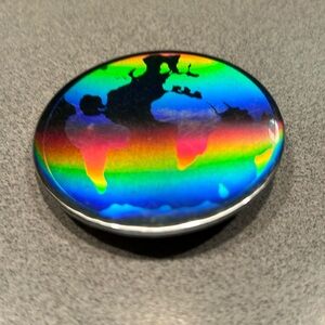 Holographic Earth Pin